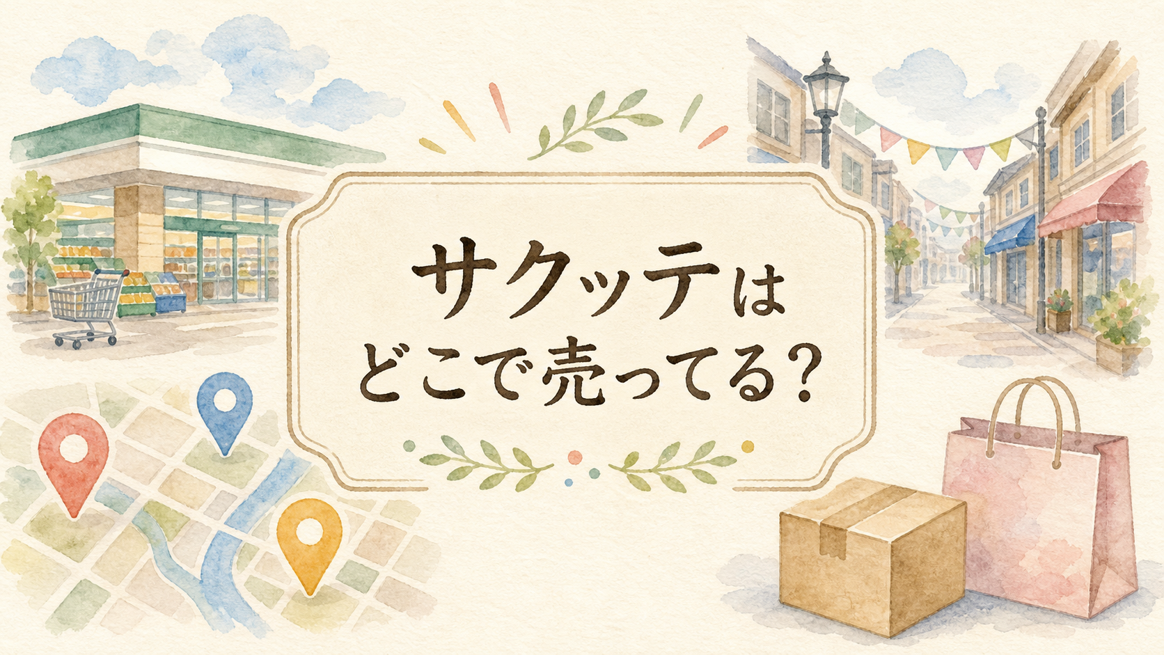 サクッテはどこで売ってる