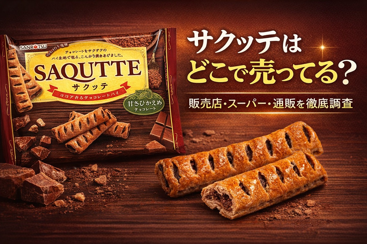 サクッテはどこで売ってる？
