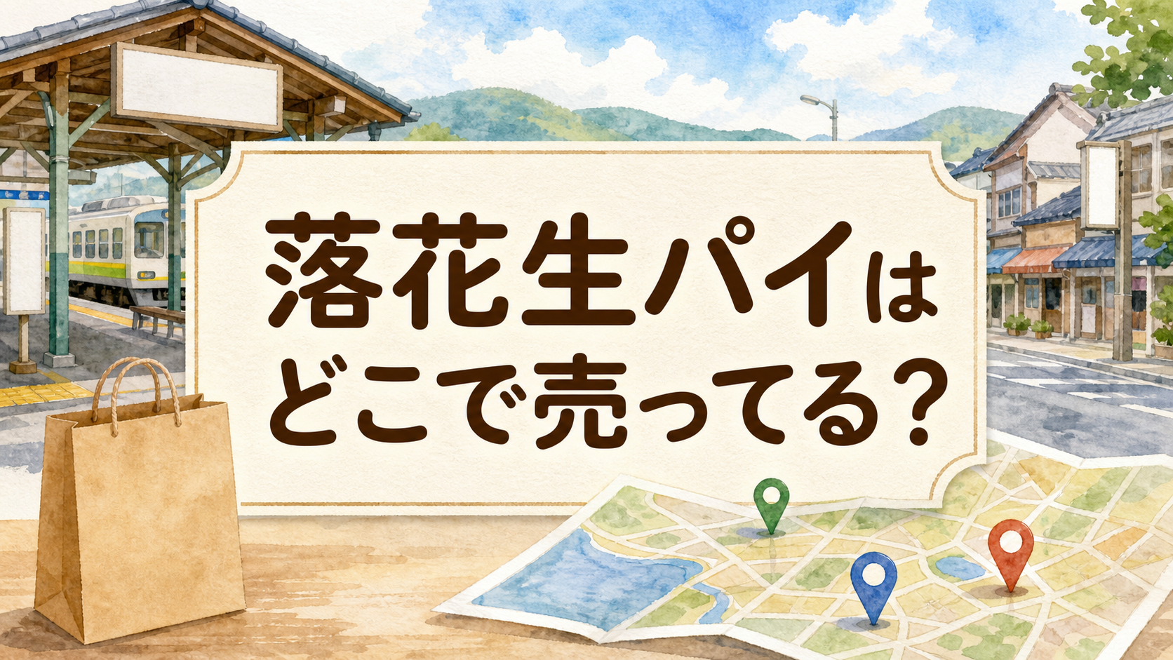 落花生パイはどこで売ってる？