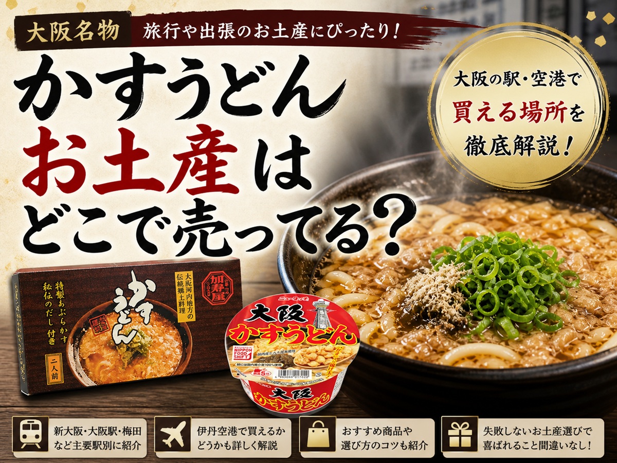 かすうどんお土産どこで売ってる？