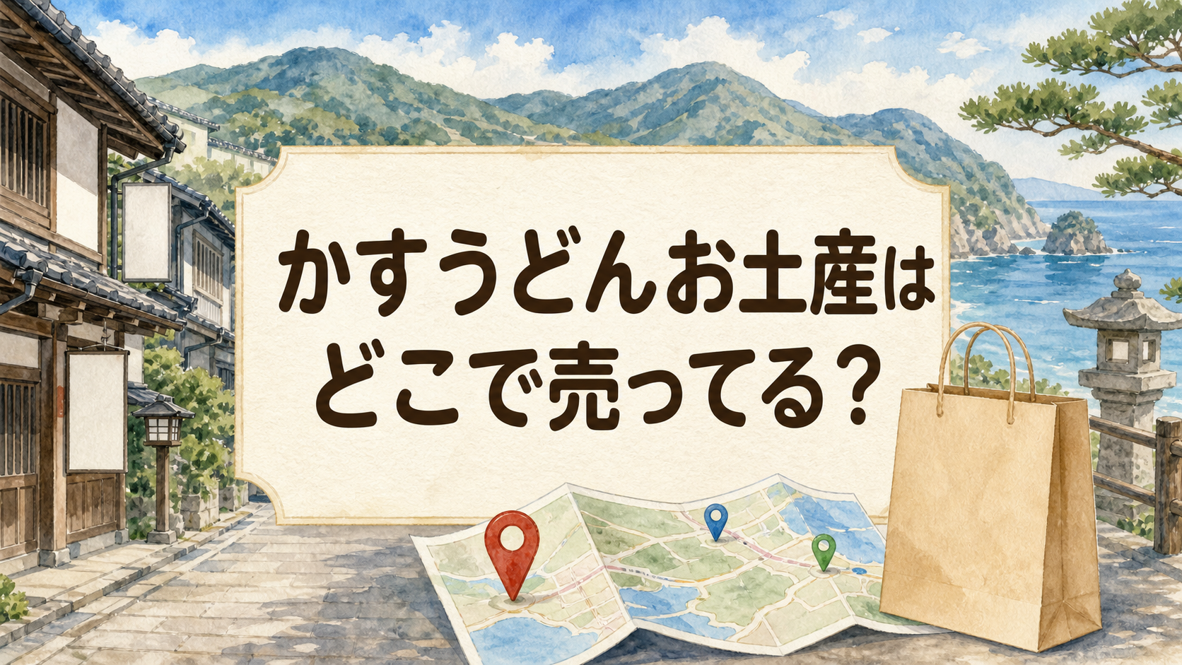 かすうどんお土産どこで売ってる？