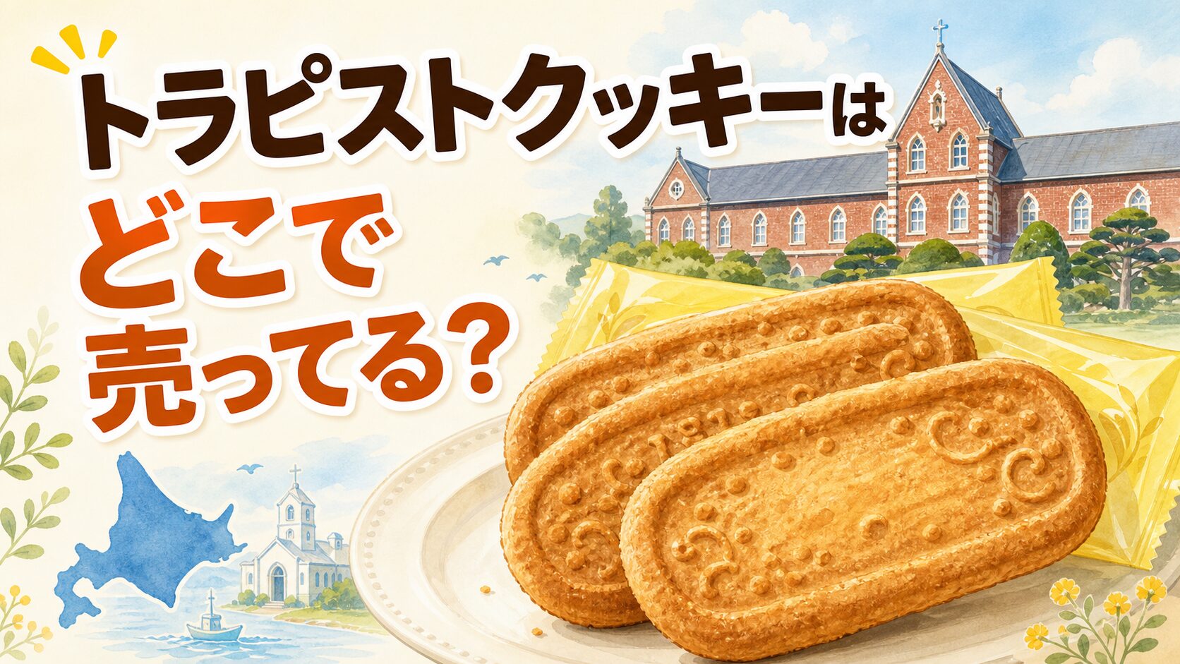 トラピストクッキーはどこで売ってる？