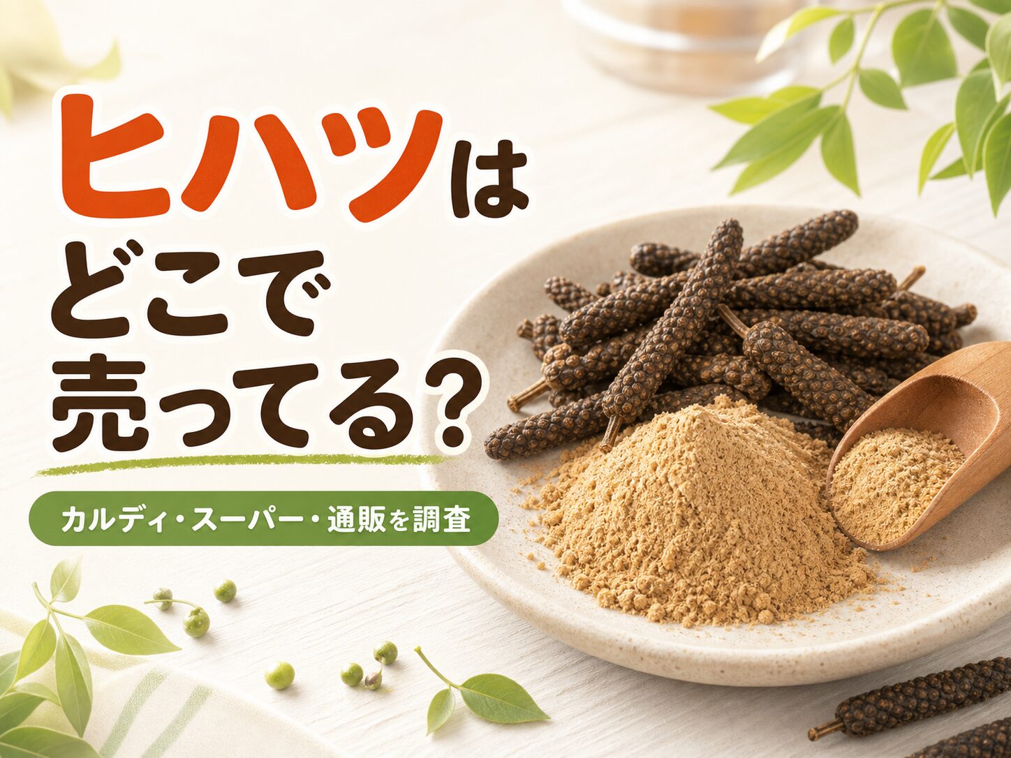 ヒハツはどこで売ってる？