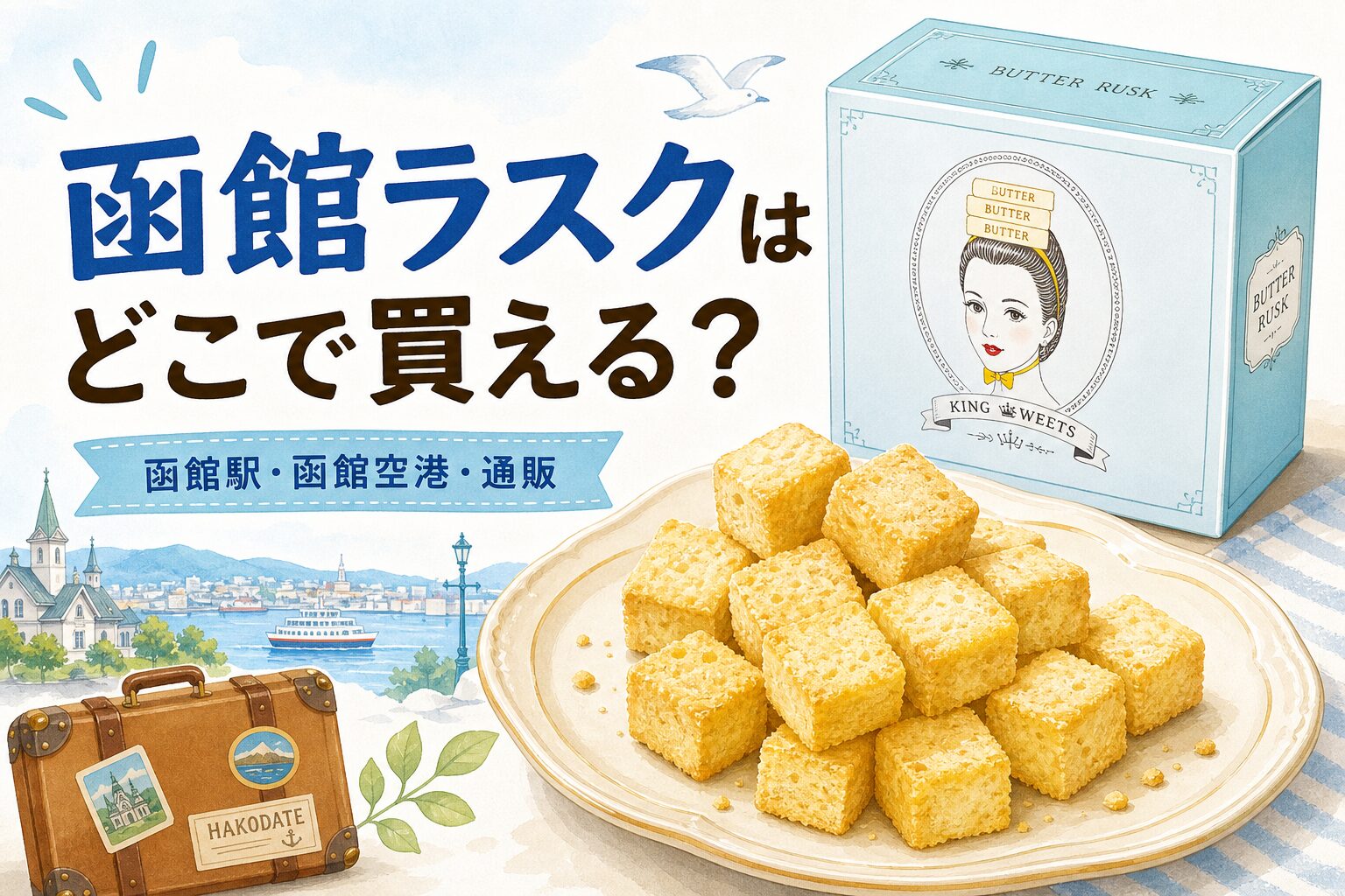 函館ラスクはどこで買える？