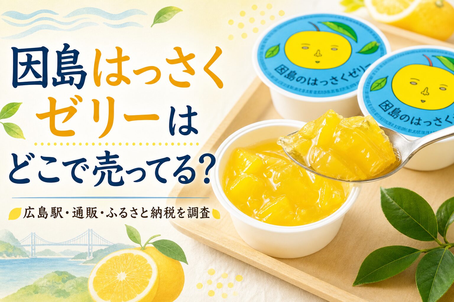 因島はっさくゼリーはどこで売ってる？