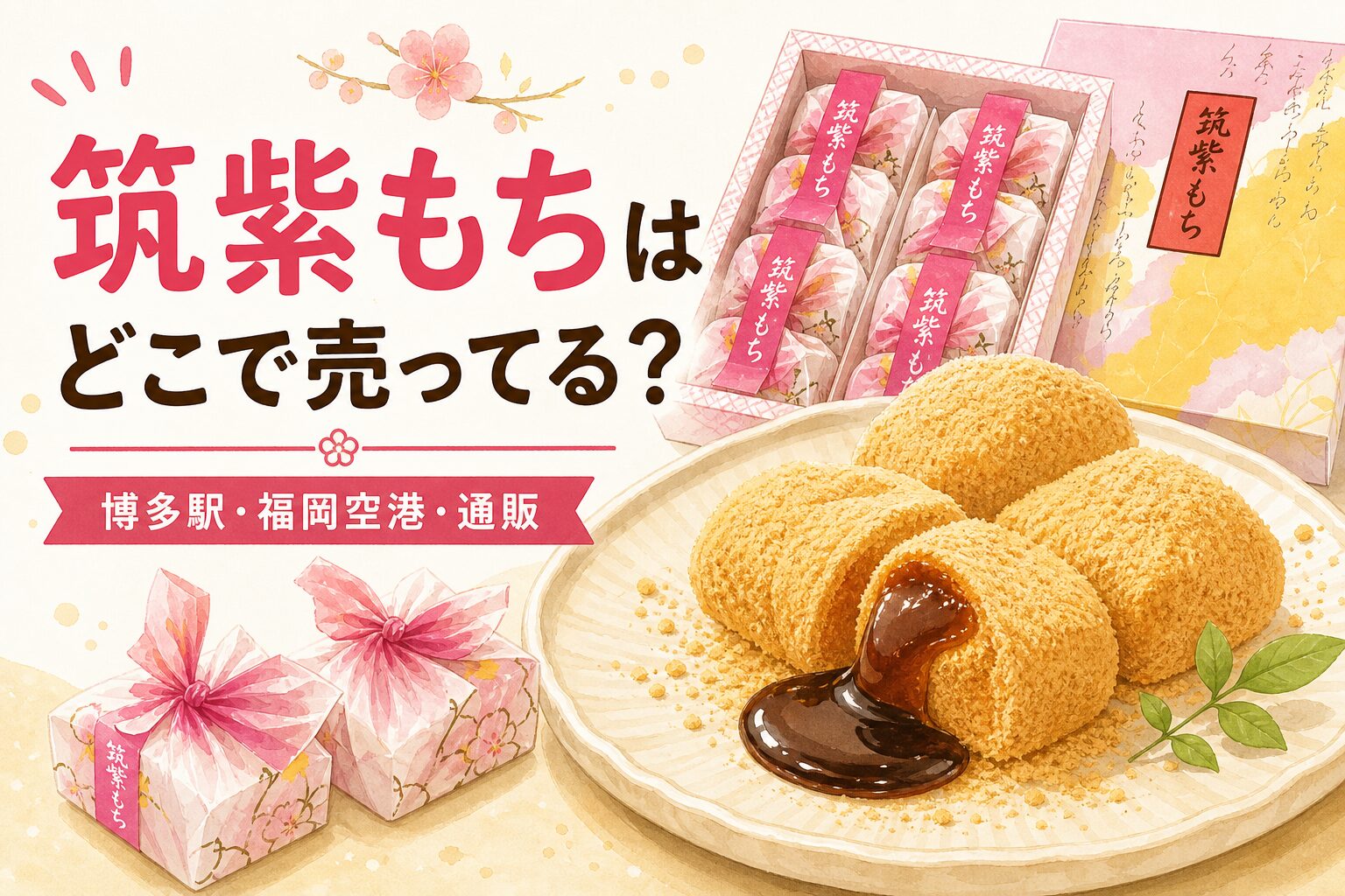 筑紫もちはどこで売ってる？