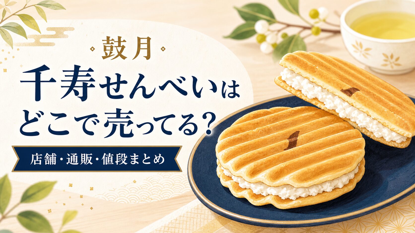 鼓月せんべいどこで売ってる？