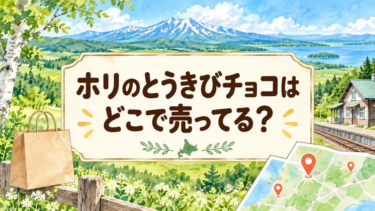 ホリのとうきびチョコはどこで売ってる？