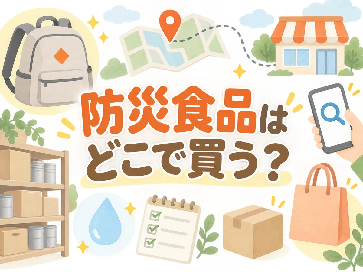 防災食品はどこで買う