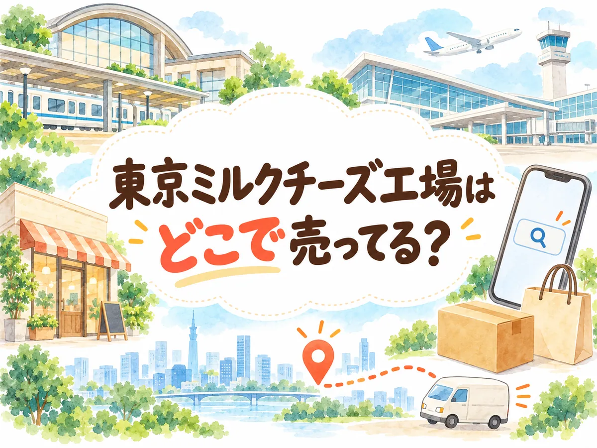 東京ミルクチーズ工場はどこで売ってる